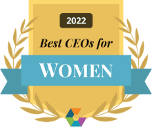 Comparably Best CEOs for Women 2022 Emblem awarded to Onward Search