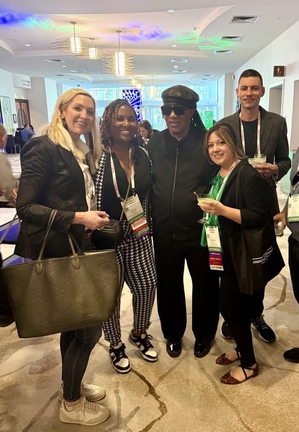 Onward Accessibility Team with Stevie Wonder